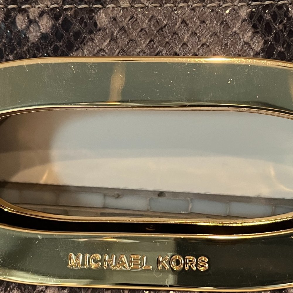 Michael By Michael Kors Python Clutch - image 8